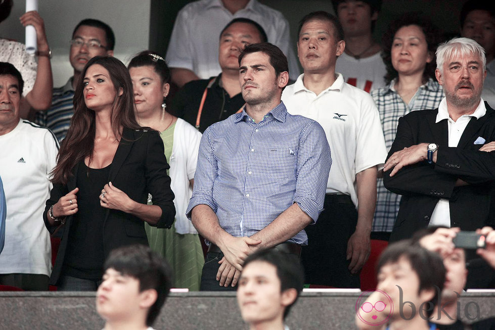Iker Casillas y Sara Carbonero en China