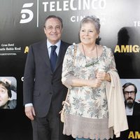 Florentino Pérez en el estreno de 'Amigos'