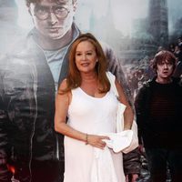 Fedra Lorente en el preestreno de Harry Potter en Madrid
