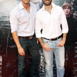 Rubén Sanz y Daniel Muriel en el preestreno de Harry Potter en Madrid