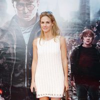 Genoveva Casanova en el preestreno de Harry Potter en Madrid