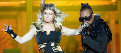 Fergie luce piernas durante el concierto de Black Eyed Peas en Madrid