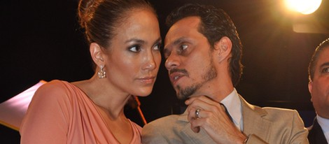 Jennifer Lopez y Marc Anthony meses antes de su divorcio