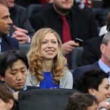 Chelsea Clinton en la final del Mundial de Fútbol Femenino 2011