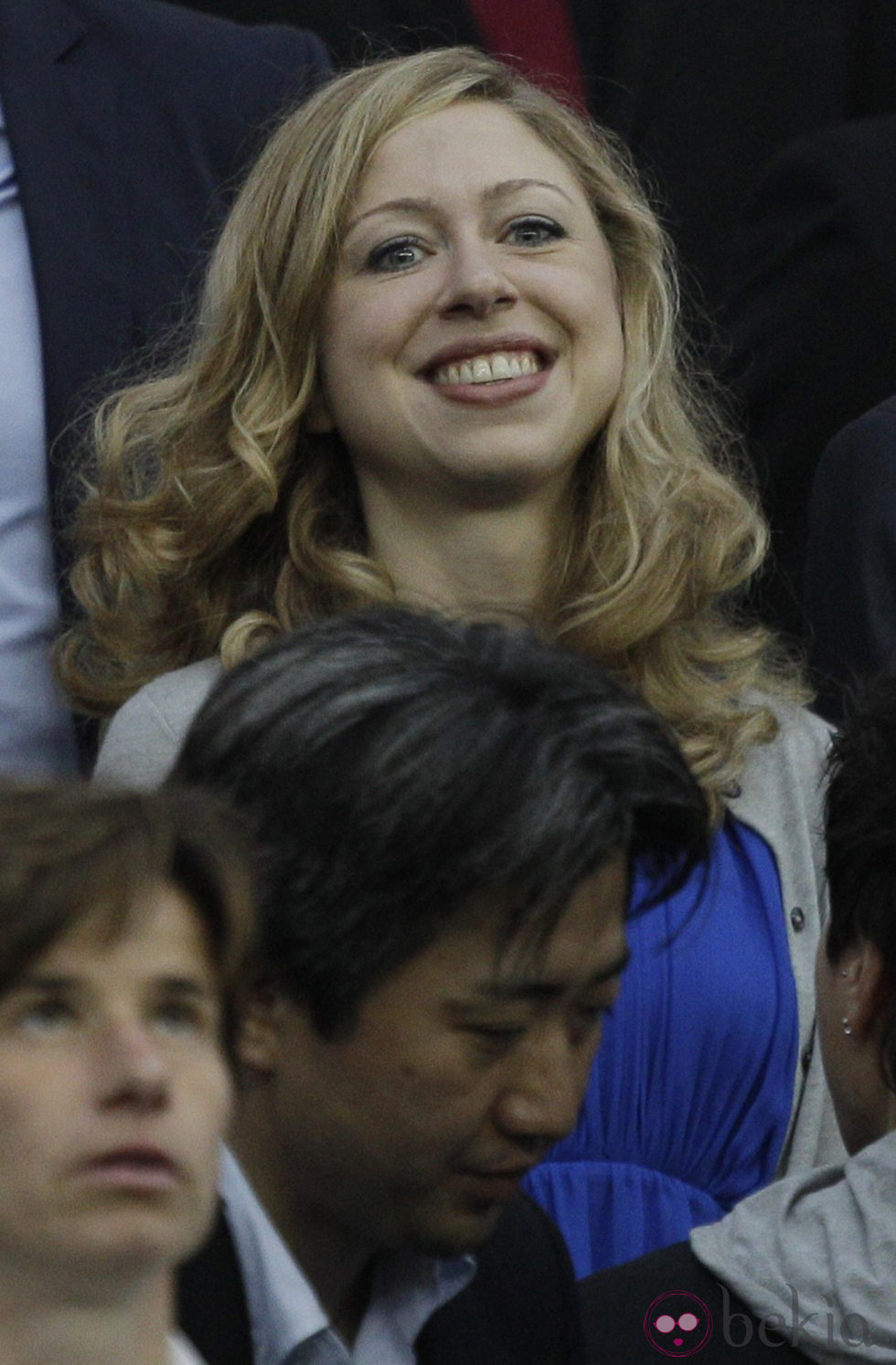 La hija de Bill y Hillary Clinton en la final del Mundial de Fútbol Femenino 2011