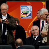 Helmut Kohl en la final del Mundial de Fútbol Femenino 2011