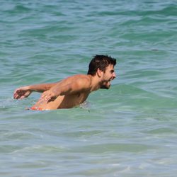 Gerard Piqué pletórico durante sus vacaciones en Miami