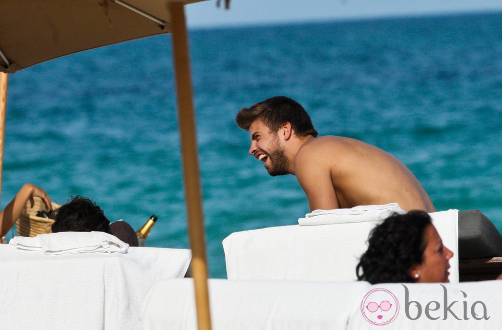 Gerard Piqué se divierte en Miami Beach