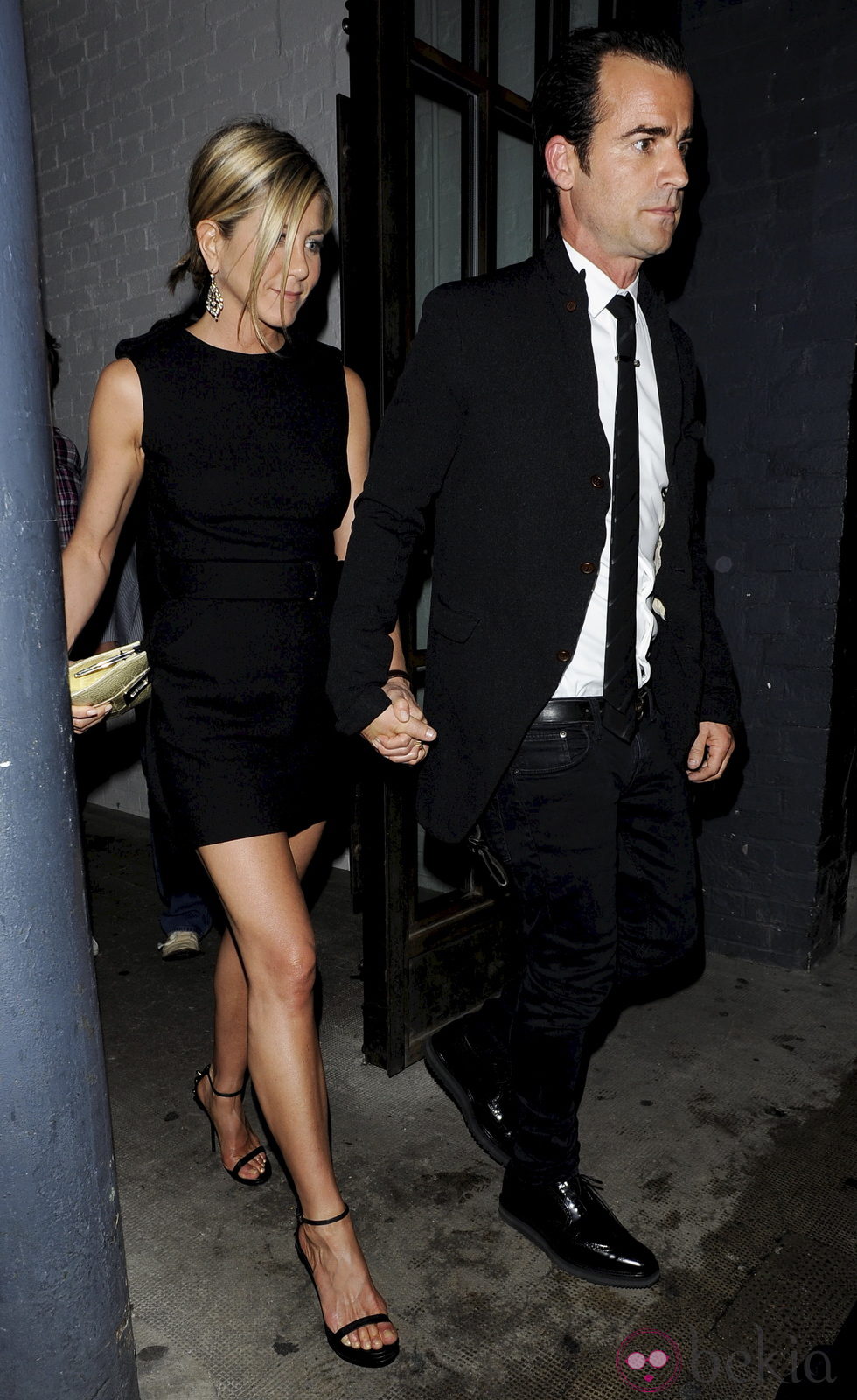 Jennifer Aniston y Justin Theroux juntos en Londres