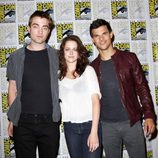 Robert Pattinson, Kristen Stewart y Taylor Lautner en Comic-Con 2011
