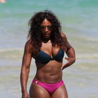 Serena Williams en bikini en la playa
