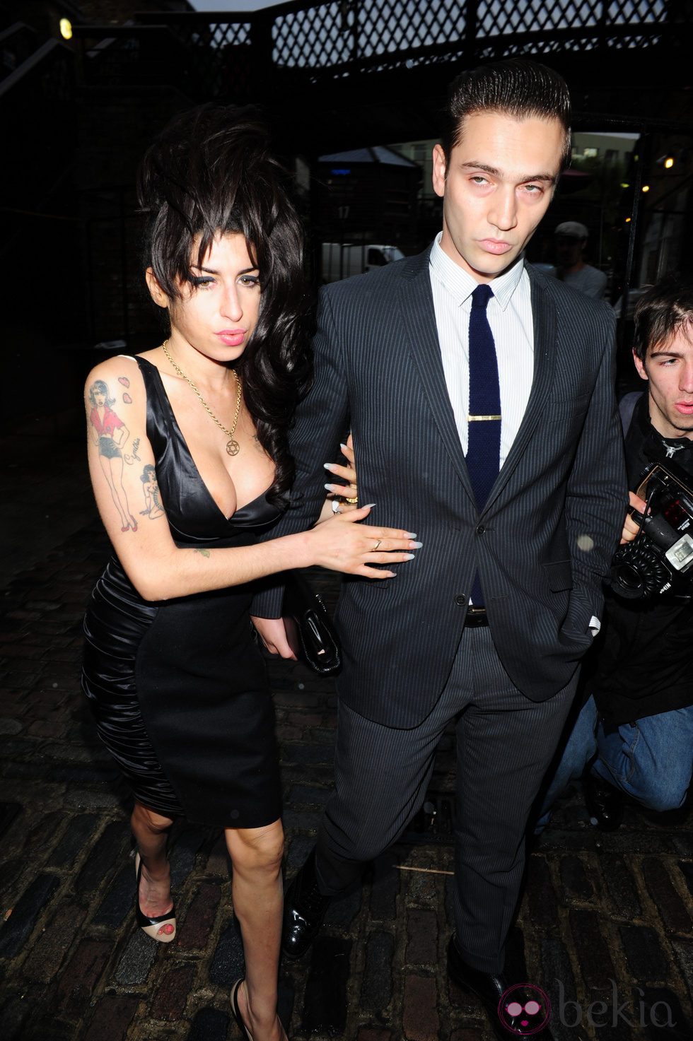 Amy Winehouse y Reg Traviss