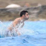 David Bustamante disfruta del mar en Formentera
