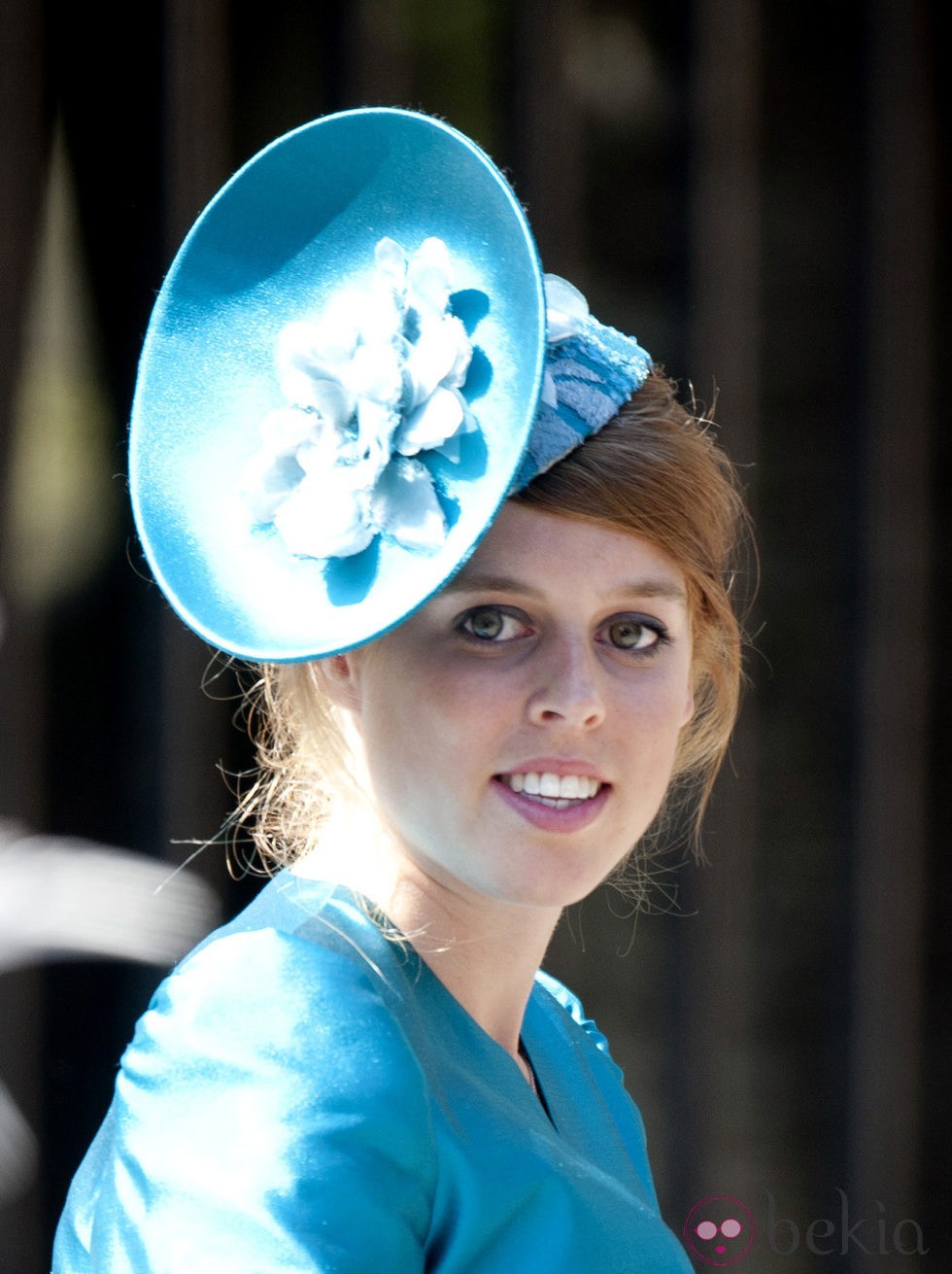La Princesa Beatrice de York en la boda de Zara Phillips