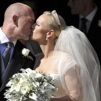 Beso de Mike Tindall y Zara Phillips