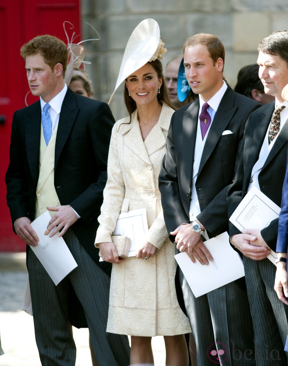 Los Duques de Cambridge en la boda de Zara Phillips