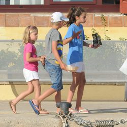 Victoria Federica, Miguel e Irene de vacaciones en Mallorca