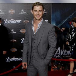 Chris Hemsworth en la premiere de 'Los Vengadores' en Los Angeles