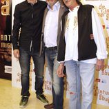 Antonio Pagudo, Ricardo Arroyo y Eduardo Gómez en el estreno de 'De cintura para abajo'