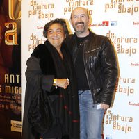 Elena Benarroch y Javier Cámara en el estreno de 'De cintura para abajo'
