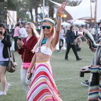 Paris Hilton en el Coachella Festival