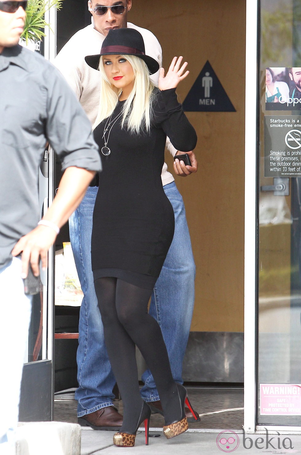 Christina Aguilera fotografiada en la ciudad de Los Angeles