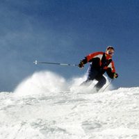 El Rey Juan Carlos esquiando en Candanchú en 1995