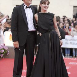 Ana Fernández y Francis Lorenzo en la apertura del Festival de Málaga 2012