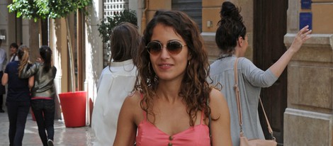 Hiba Abouk pasea por Málaga durante la celebración del Festival de Cine