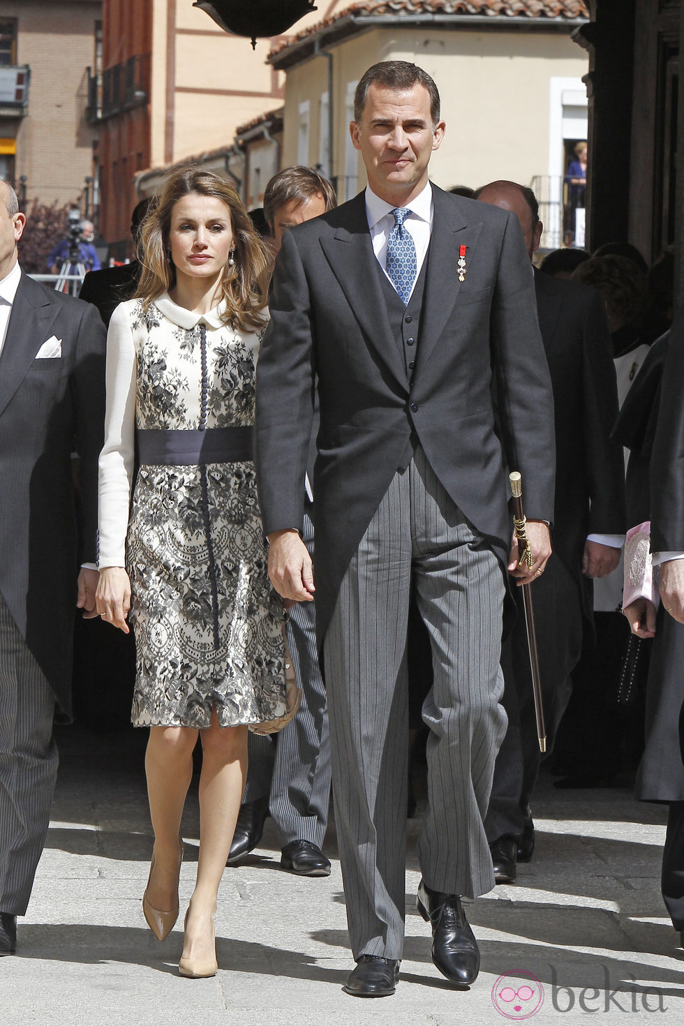Los Príncipes de Asturias en la entrega del Premio Cervantes 2011