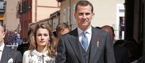 Los Príncipes de Asturias en la entrega del Premio Cervantes 2011