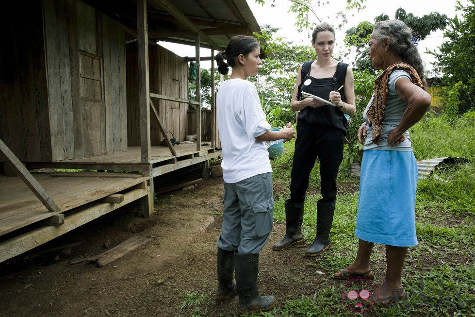 Angelina Jolie viaja a Ecuador como representante del Alto Comisionado de los Refugiados