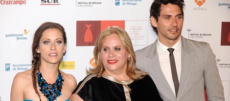 María León, Carmina Barrios y Paco León en la clausura del Festival de Málaga 2012