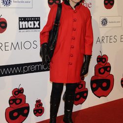 María Pujalte en la entrega de los Premios Max de Teatro 2012