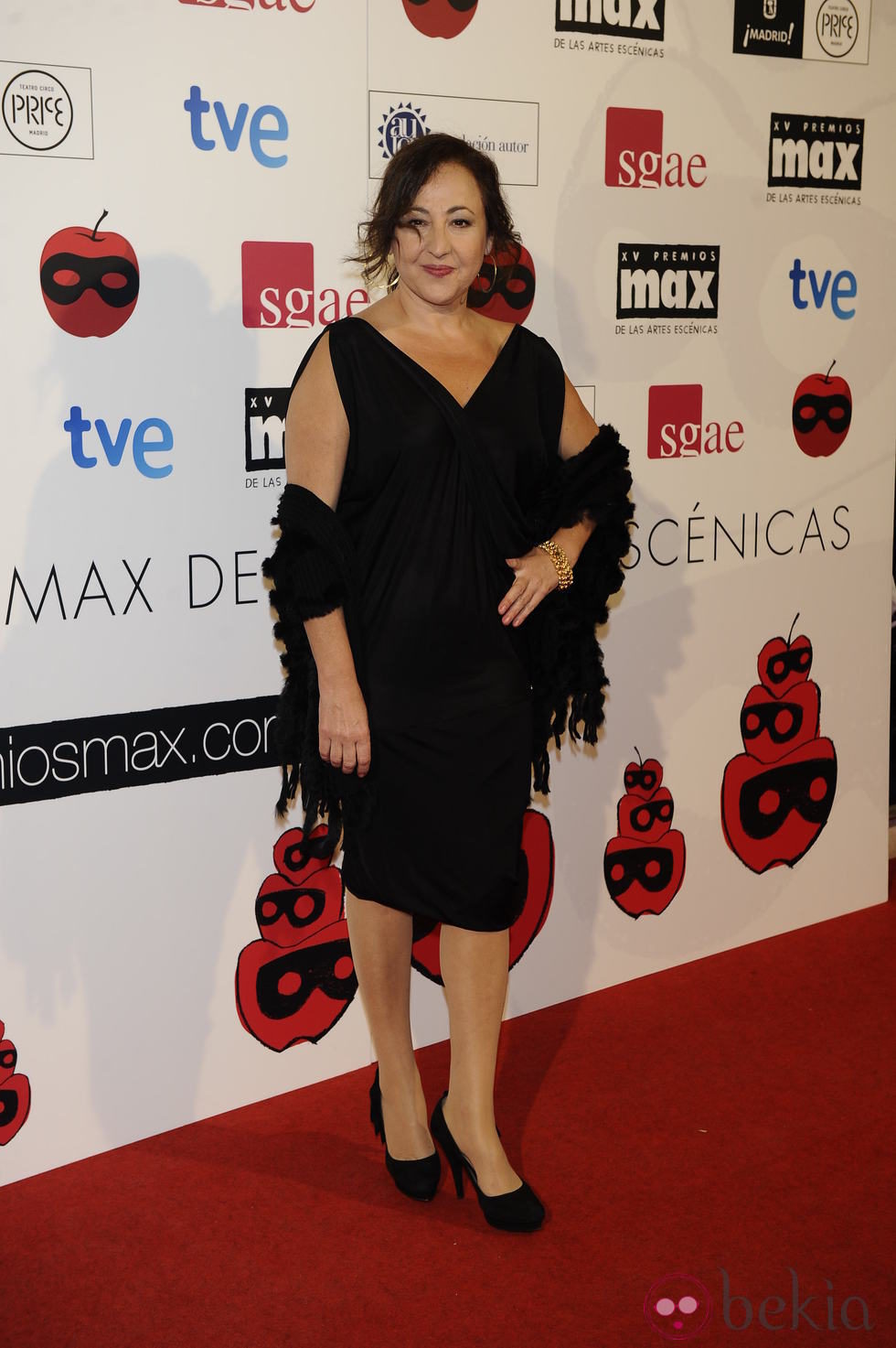 Carmen Machi en la entrega de los Premios Max de Teatro 2012