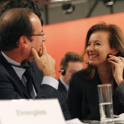 Valérie Trierweiler y Francois Hollande cómplices