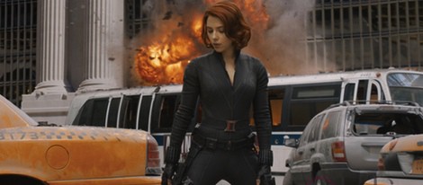 Scarlett Johansson es Viuda Negra en la película 'Los Vengadores'