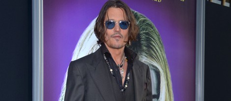 Johnny Depp en el estreno de 'Dark Shadows' en Los Angeles