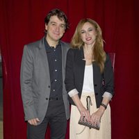 Javier Veiga y Marta Hazas en el homenaje a Ana Botella