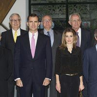 Los Príncipes de Asturias en la inauguración del Espacio Fundación Telefónica