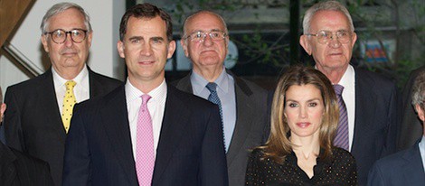 Los Príncipes de Asturias en la inauguración del Espacio Fundación Telefónica