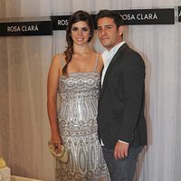 Elena Furiase y Leo Perugorría en la fiesta organizada por Rosa Clará en Barcelona