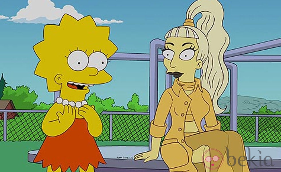 Lady Gaga y Lisa Simpson en un nuevo capítulo de 'Los Simpson'