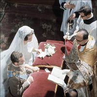 Boda de los Reyes Juan Carlos y Sofía en Atenas en 1962