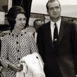 Don Juan Carlos y Doña Sofía en los años setenta