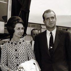 Don Juan Carlos y Doña Sofía en los años setenta