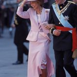 Los Reyes Juan Carlos y Sofía en la boda de los Duques de Palma
