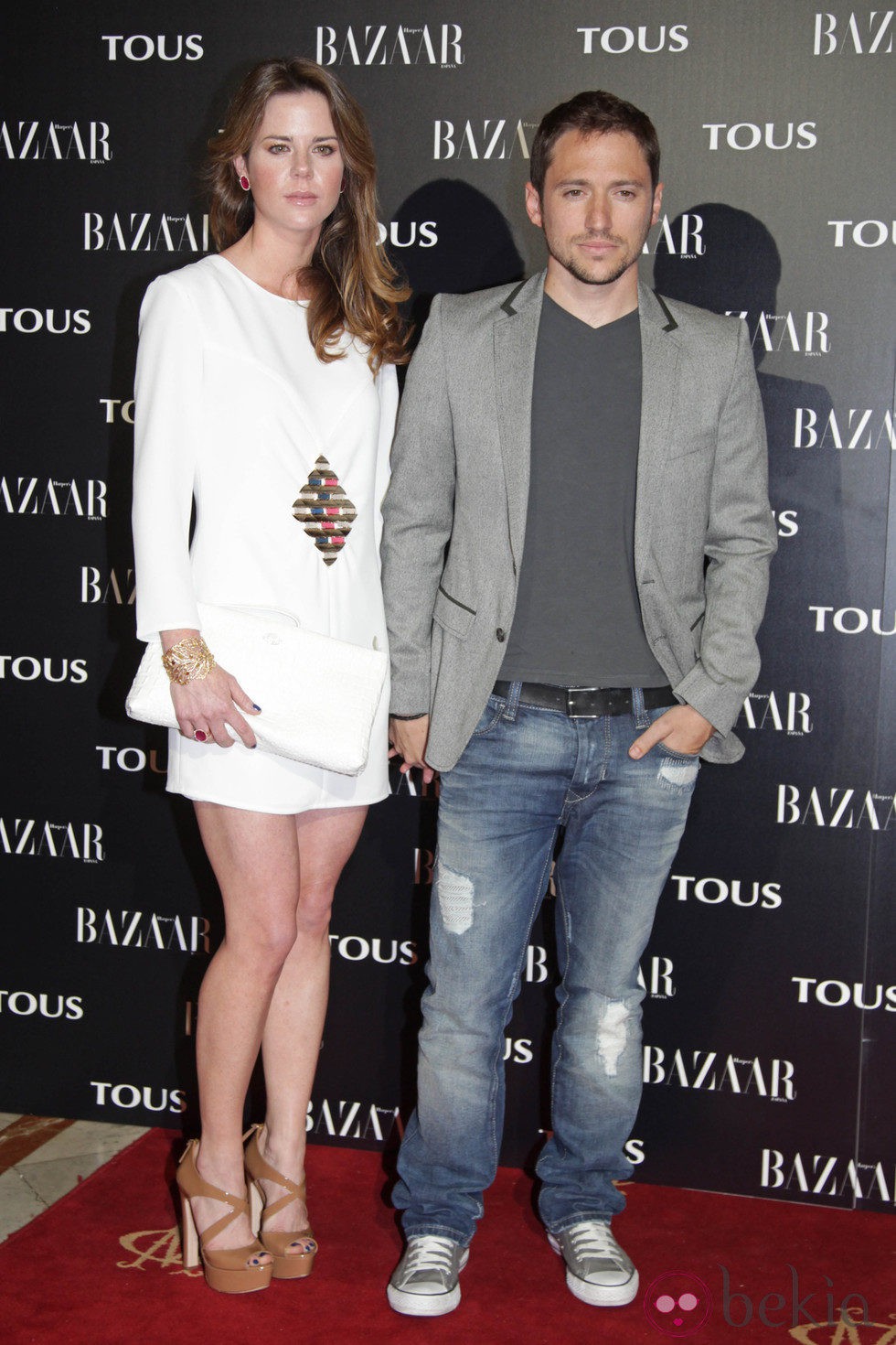 Amelia Bono y Manuel Martos en la fiesta organizada por Tous y Harper's Bazaar