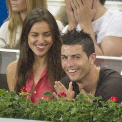 Irina Shayk y Cristiano Ronaldo en el Masters 1000 de Madrid 2012