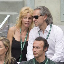 Belén Rueda y su novio en el Masters Open de tenis 2012